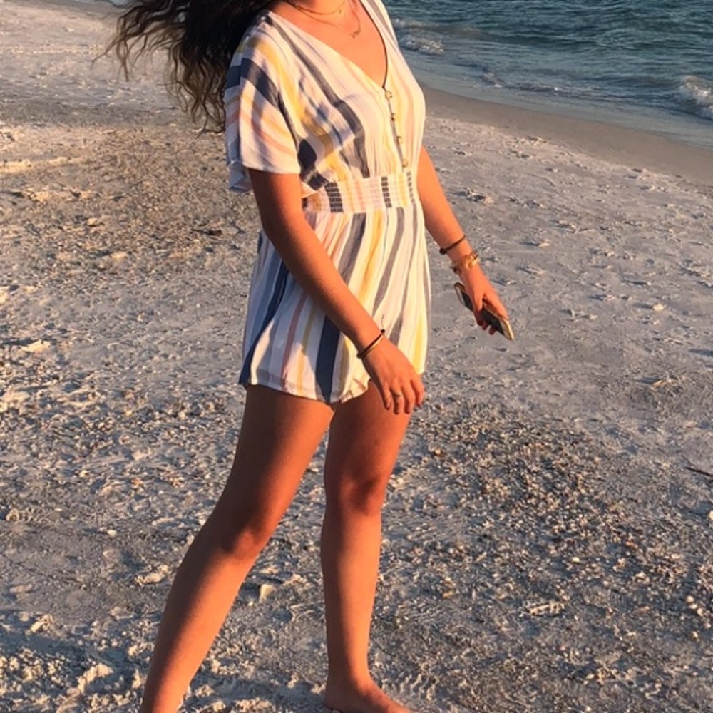 Abercrombie & Fitch Pastel Lightweight Romper